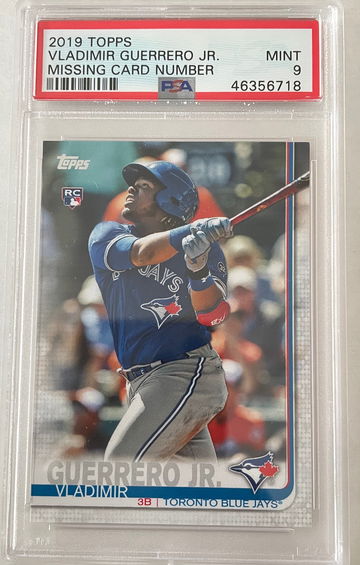 2019 topps Vladimir Guerrero jr sp nno psa 9
