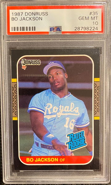 1987 Donruss #35 Bo Jackson PSA 10 RC