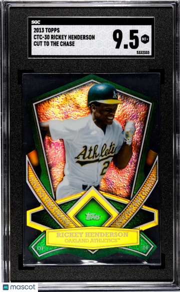 2013 Topps Rickey Henderson #CTC-30 Cut The Chase SGC 9.5