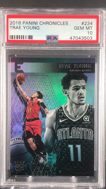 2018-19 Panini Chronicles Essentials Trae Young RC #234 - PSA 10 GEM MINT Rookie