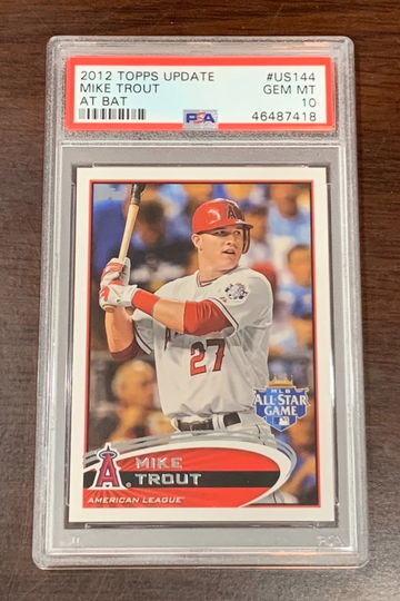 2012 Topps Update Mike Trout PSA 10