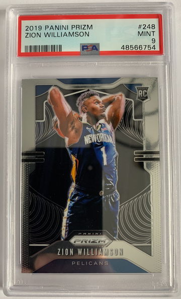 2019 Panini Prizm Zion Williamson PSA 9 Mint