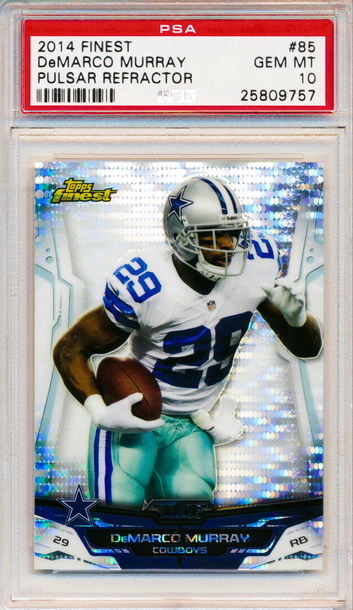 2014 Topps Finest #85 Demarco Murray Pulsar Refractor LOW POP 1 PSA 10