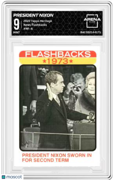 2022 Topps Heritage President Nixon #NF-4 Arena Club 9