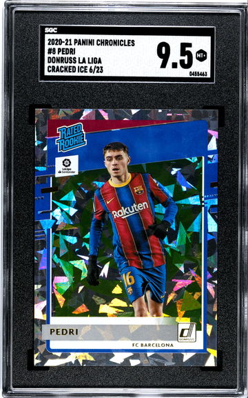 2020 Pedri Panini Chronicles Rated Rookie Cracked Ice /23