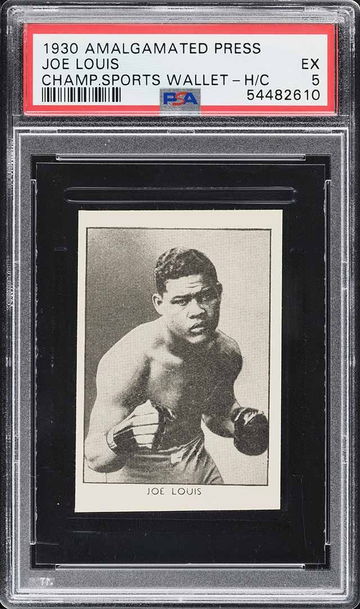 1935 Amalgamated Press Joe Louis Rookie Card - IMPOSSIBLY RARE