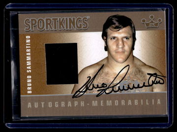 2009 Sportkings Series D Silver Bruno Sammartino #AM-BSAM2 Auto Memorabilia