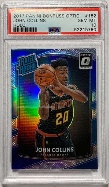 2017 Panini Donruss Optic HOLO John Collins PSA 10 #182