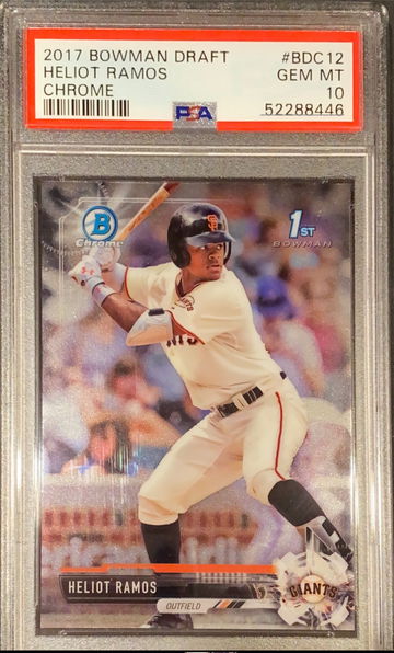 Heliot Ramos 2017 Bowman Draft Chrome PSA 10