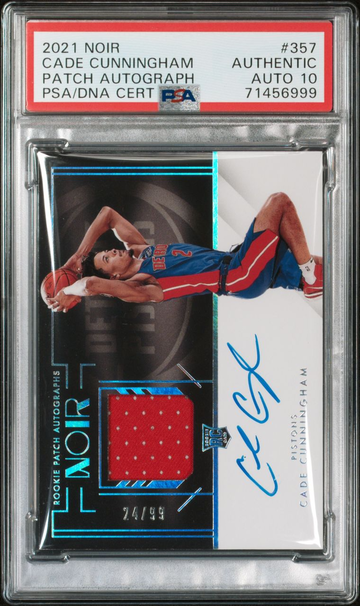 2021 Panini Noir Cade Cunningham RPA