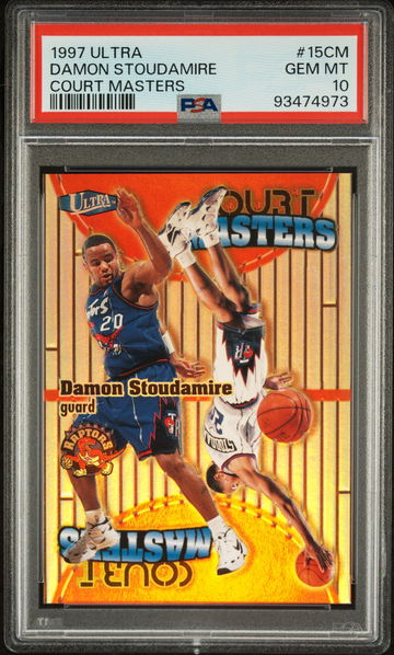 1997 DAMON STOUDAMIRE ULTRA COURT MASTERS #15CM PSA 10