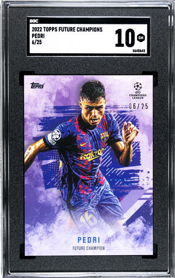 2022 Topps Future Champions Pedri #/25 SGC 10