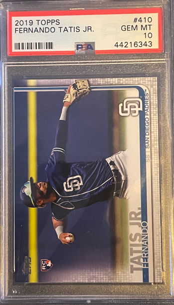 2019 Topps Fernando Tatis Jr. PSA 10 Gem Mint