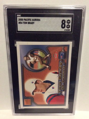 Tom Brady 2000 Pacifica Aurora Rookie Card
