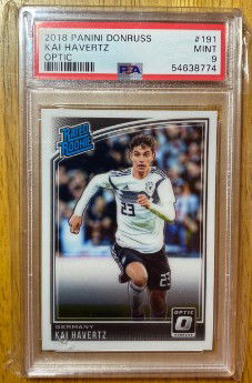2018 Panini Donruss Kai Havertz Optic PSA 9