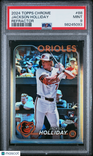 2024 Topps Chrome Jackson Holliday #88 Refractor PSA 9