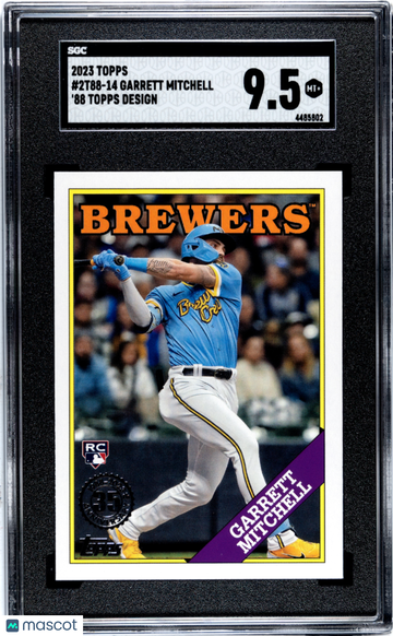 2023 Topps Garrett Mitchell #2T88-14 '88 SGC 9.5