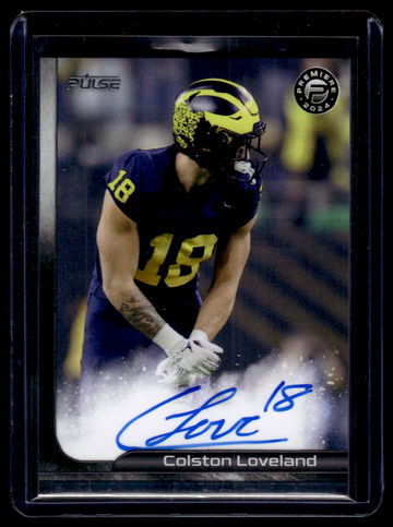 2024 Pulse Football Colston Loveland #PF-COL Auto