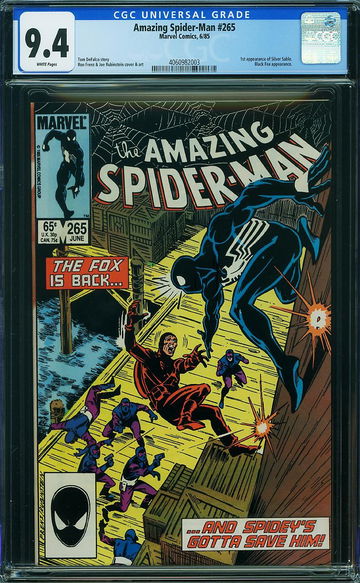 AMAZING SPIDER-MAN #265, CGC 9.4 NM