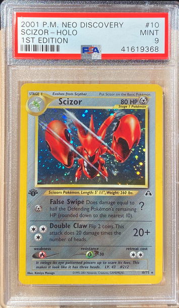 Pokemon /Pokémon - 2001 Neo Discovery 1st ed Scizor Holo
