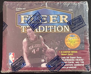 1998 Fleer Tradition Basketball Series 1 Sealed Retail Box x20 Packs Kobe Jordan Inserts Electrifying!