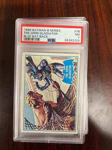 1966 Batman B Series Blue Back 7b PSA 7