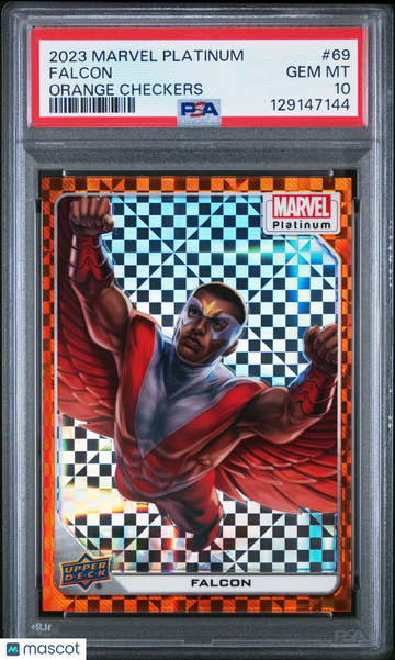 2023 Upper Deck Marvel Platinum Falcon #69 PSA 10