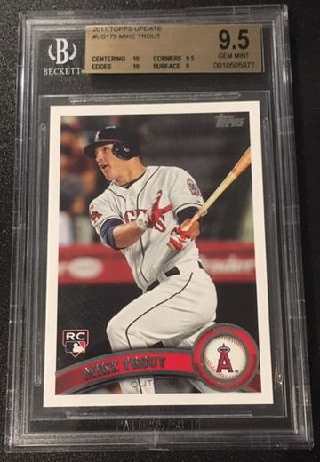 Mike Trout 2011 Topps Update US175