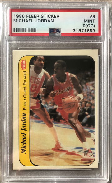 Michael Jordan - 1986 Fleer Rookie Sticker