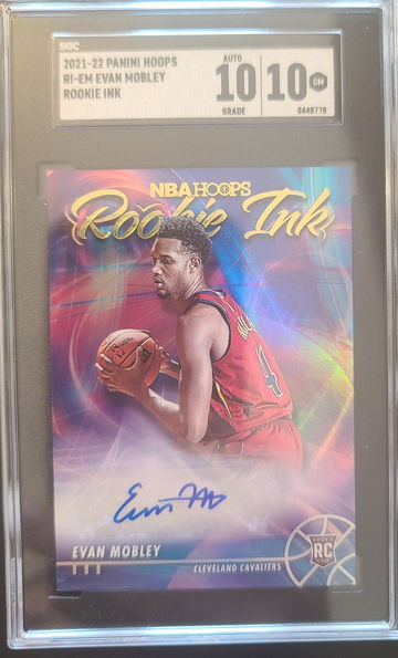 2021 Evan Mobley NBA Hoops Rookie Ink