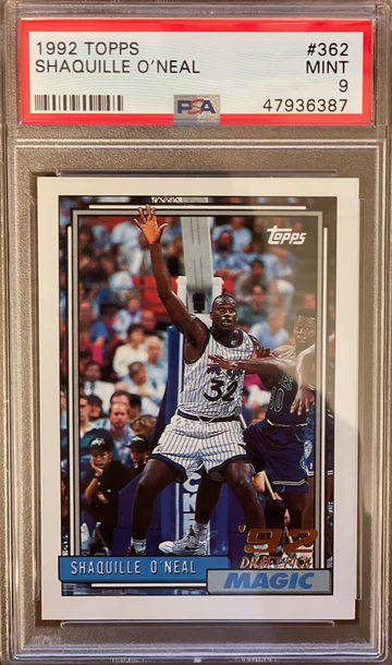 1992 Topps Shaquille O'Neal Rookie - PSA 9 Mint