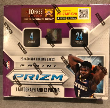 2019-20 Prizm Basketball Sealed Retail Box