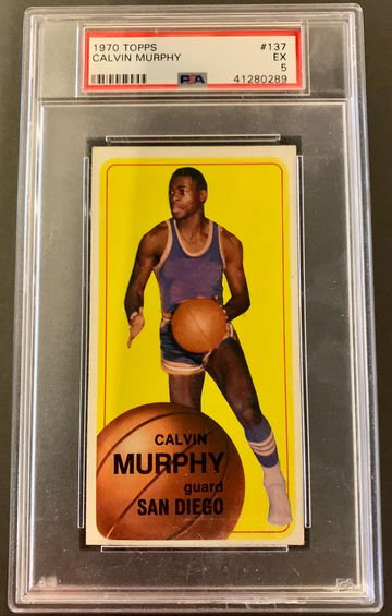 1970 Topps HOF Calvin Murphy RC #137 PSA 5 EX