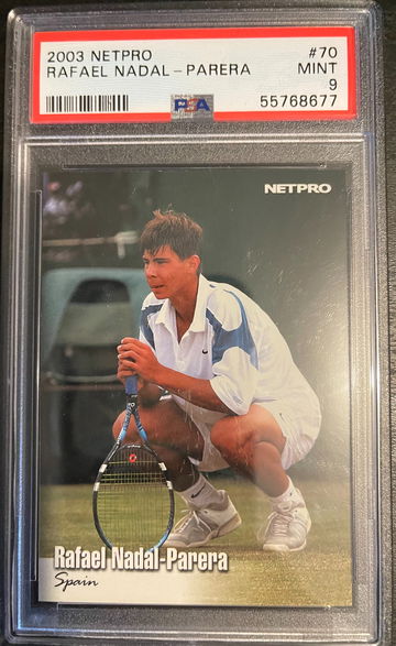 2003 Netpro Rafael Nadal Rookie PSA 9