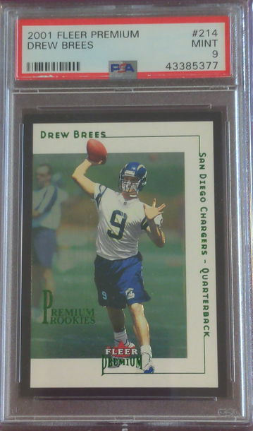 2001 Fleer Premium Drew Brees 0344/2001 #214