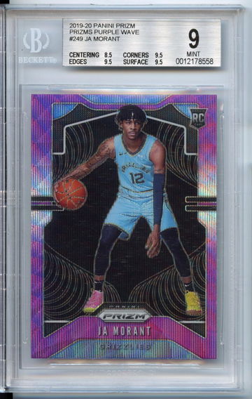 Ja Morant Purple Wave Prizm #249 BGS 9 - 3x 9.5's - PSA 10 Regrade?