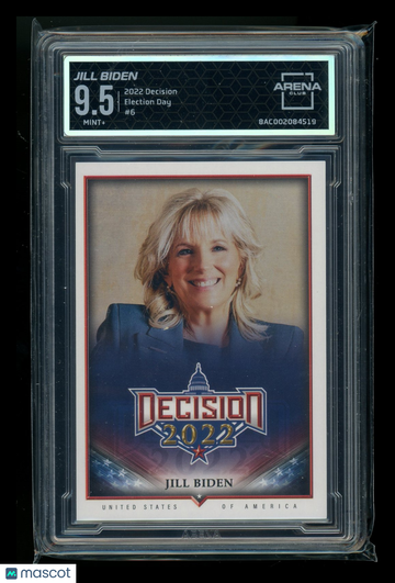2022 Decision Election Day Jill Biden #6 Arena Club 9.5