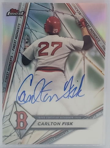 2022 Topps Finest Carlton Fisk Auto