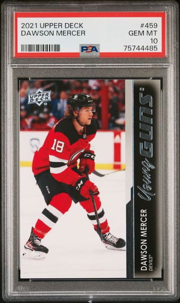 2021 Upper Deck Dawson Mercer PSA 10
