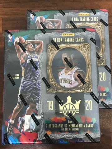 (2) 2019-20 Panini Court King sealed boxes (ship from Taiwan)
