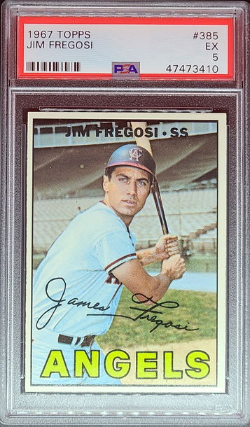 1967 Topps #385 Jim Fergosi PSA 5 EX