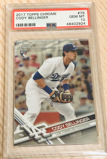 Cody Bellinger Topps Chrome Rookie PSA10