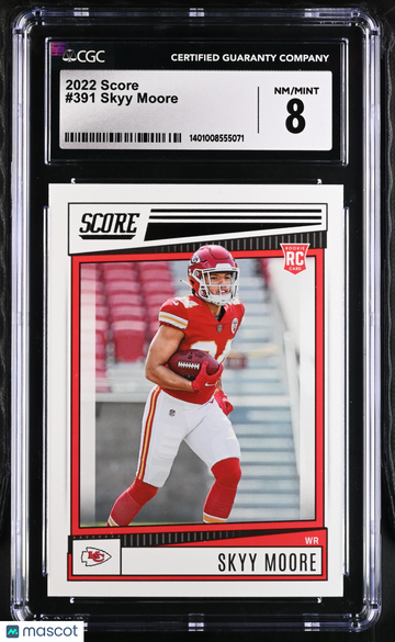 2022 Score Skyy Moore #391 CGC 8