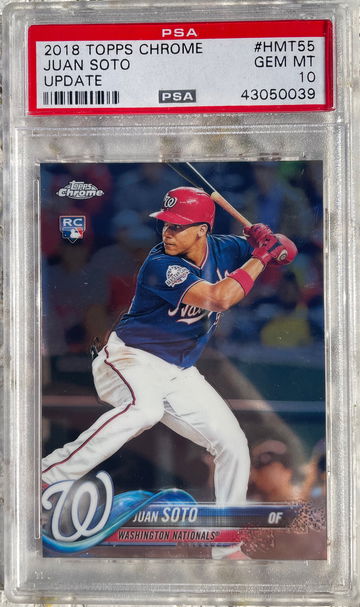 2018 Topps Chrome Update Juan Soto HMT55