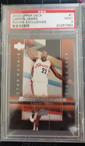 2003-04 Upper Deck Rookie Exclusives LeBron James