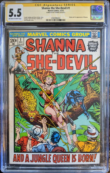 Shanna the She-Devil #1 CGC 5.5 Signature Series