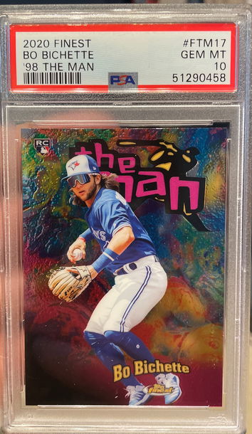 2020 Finest #FTM17 Bo Bichette ‘98 The Man