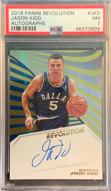 2018 Revolution Jason Kidd Auto PSA 7