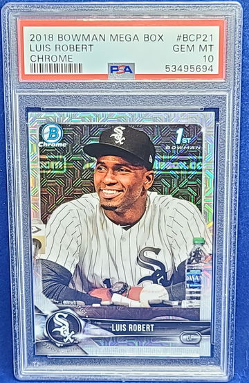 2018 Bowman Mega Box Luis Robert #BCP21 PSA 10