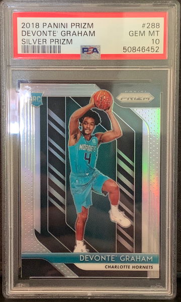 2018 Panini Prizm Devonte Graham Silver PSA 10